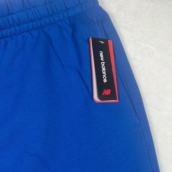 New Balance Fleece Training casual warm Sweatpants Royal Blue NWT Men Large - Picture 4 of 8